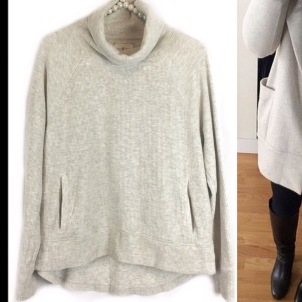 Lou & Grey pullover cowl neck sweatshirt